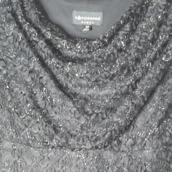 Connected Woman Cute Black Dress  glitters - Picture 5 of 16